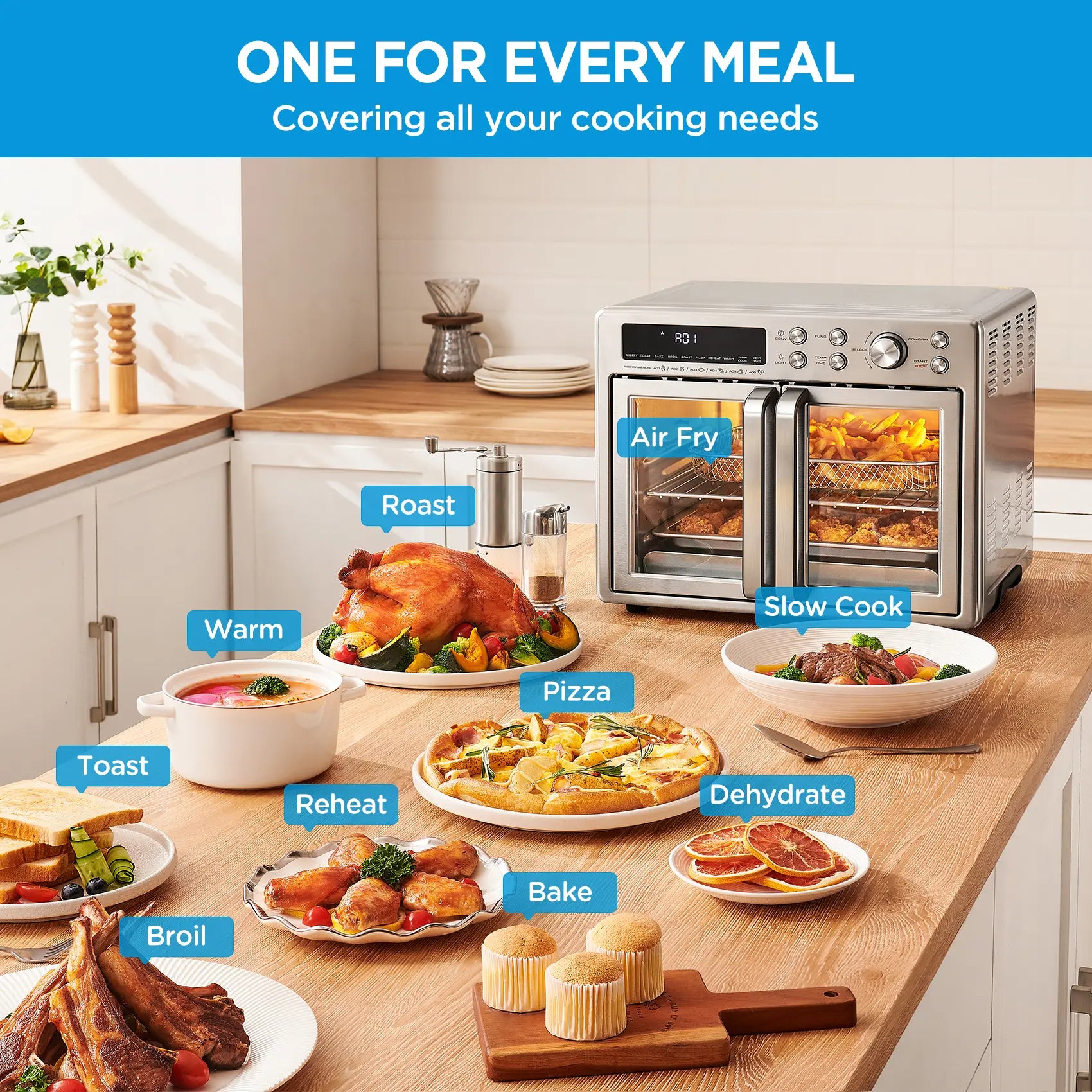 Extra Large Air Fryer Countertop Oven 2026