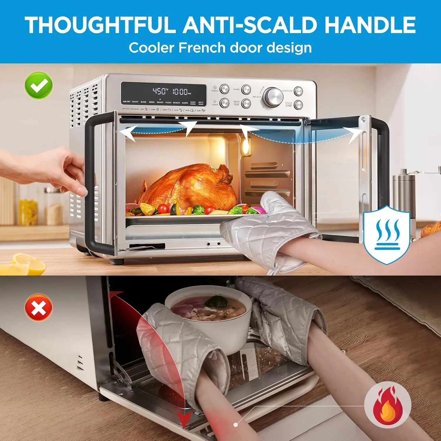 Extra Large Air Fryer Countertop Oven 2026